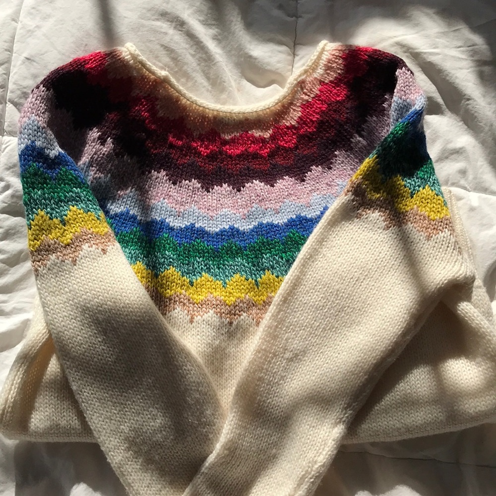 American eagle fairisle sweater!